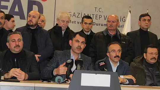 Bakan Kurum son rakamları açıkladı:  'Gaziantep'te toplam ölü sayısı 3 bin 273'