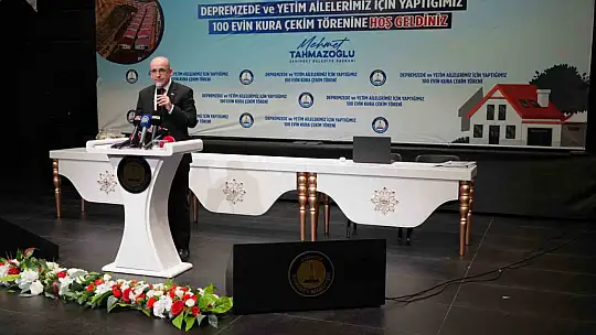 Bakan Şimşek: 'İnsana dokunan projeleri Ankara'dan desteklemeye devam edeceğiz'