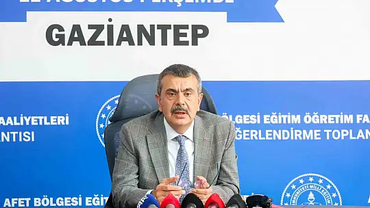 Bakan Tekin: 'Depremde yıkılan 9 bin 935 derslik yerine 19 bin 784 derslik yapmış olacağız'
