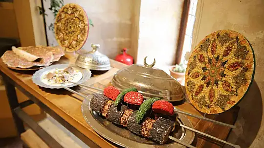 Baklagil çeşitleriyle mozaik yaptılar