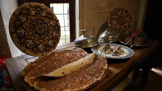 Baklagil çeşitleriyle mozaik yaptılar