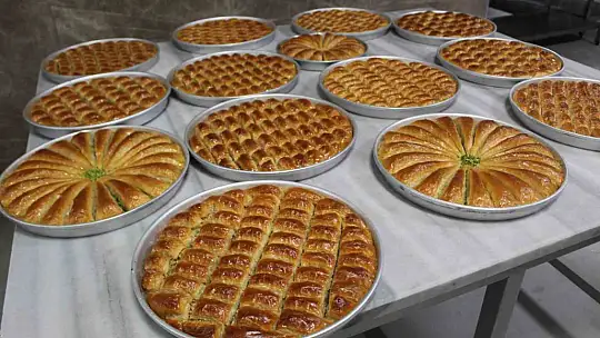 Baklavacıların bayram yoğunluğu başladı