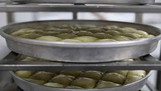 Baklavacıların bayram yoğunluğu başladı