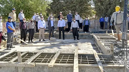 Araban'da, sosyal tesisin temeli atıldı