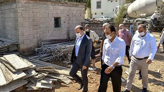 Araban'da, sosyal tesisin temeli atıldı