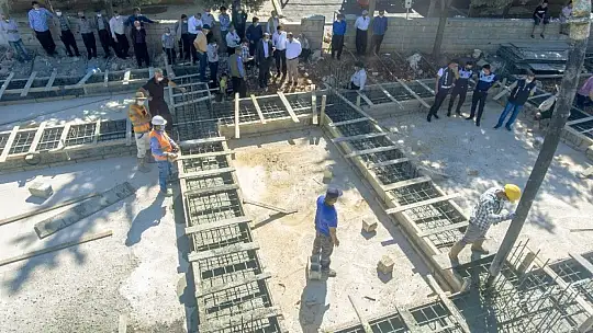 Araban'da, sosyal tesisin temeli atıldı