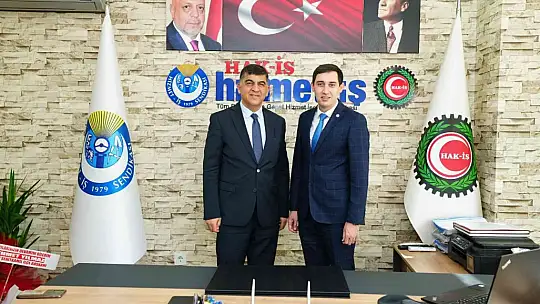 Başkan Fadıloğlu sendika temsilcilerini ziyaret etti