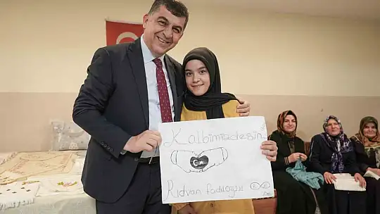 Başkan Fadıloğlu, üreten yetim anneleri ziyaret etti