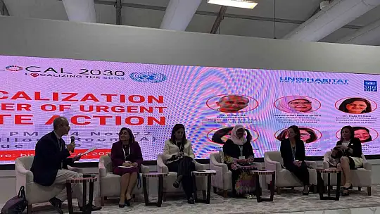 Başkan Şahin, Cop27'de yeşil yatırımları anlattı