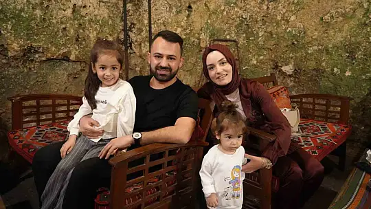 Bayram tatilinde Gaziantep'in tarihi Kaleoğlu Mağarası'na yoğun ilgi