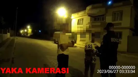 Bekçiler asayiş uygulaması yaptı