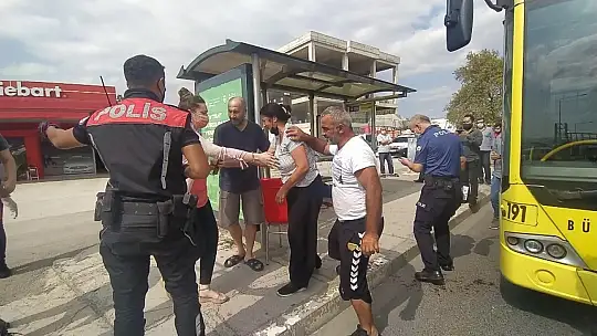 Belediye otobüsünde maske kavgasında kan aktı