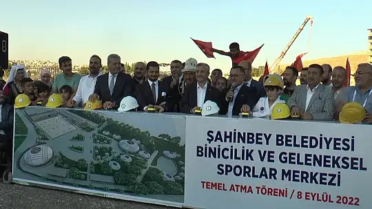 Binicilik ve Geleneksel Sporlar Merkezi'nin temeli atıldı