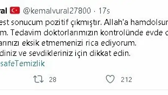 Birçok akrabasını korona virüsten kaybeden belediye başkanı da koronaya yakalandı