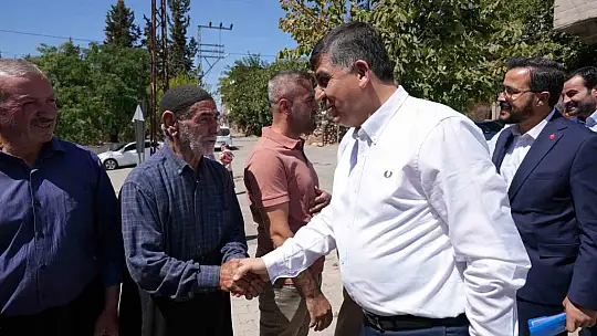 Bozgeyik ve Fadıloğlu'ndan vatandaşlara destek teşekkürü