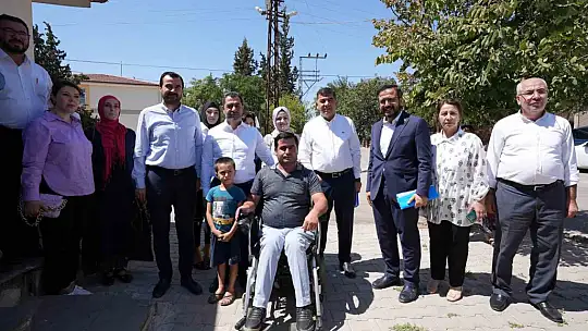 Bozgeyik ve Fadıloğlu'ndan vatandaşlara destek teşekkürü