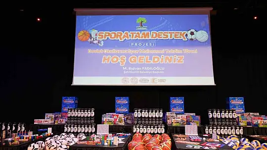 Bu yıl da 'spora tam destek'