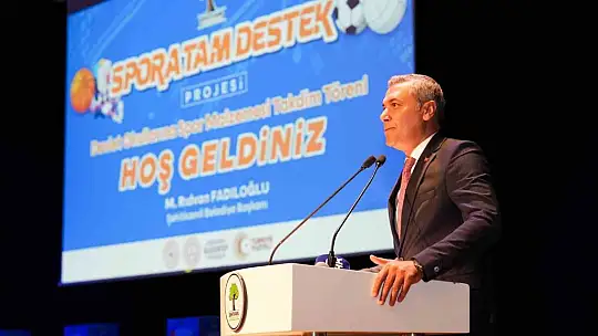 Bu yıl da 'spora tam destek'