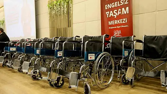 Büyükşehir, 10-16 Mayıs Engelliler Haftasında medikal malzeme dağıtım töreni düzenledi