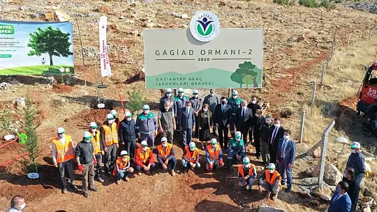 Büyükşehir desteğiyle GAGİAD'ın yeni hatıra ormanı kuruldu