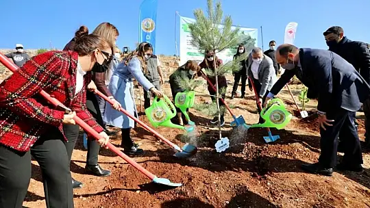 Büyükşehir desteğiyle GAGİAD'ın yeni hatıra ormanı kuruldu