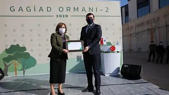 Büyükşehir desteğiyle GAGİAD'ın yeni hatıra ormanı kuruldu