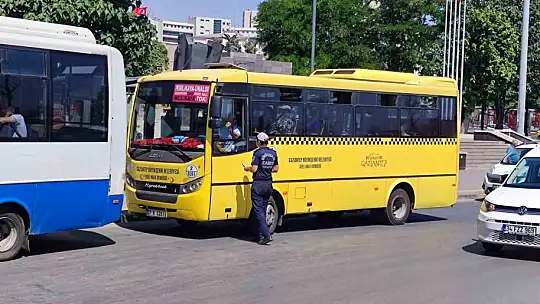 Büyükşehir zabıtasından toplu taşıma araçlarında klima denetimi