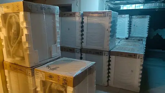 Çamaşır makinası hırsızları yakalandı