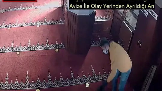 Camiden avize çalan hırsızlar yakalandı