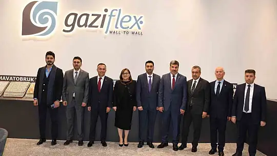 Çeber ve Şahin Gaziantepli halıcılara moral verdiler
