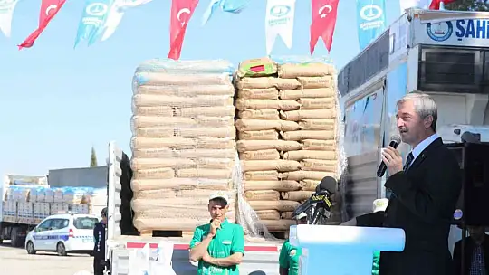 Çiftçilere son 6 ayda 7 bin kamyonluk tohum ve gübre desteği