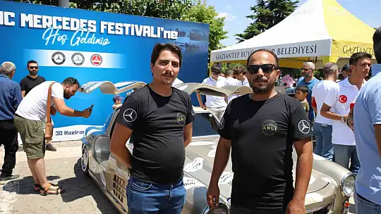 Classic Mercedes Festivali Gaziantep'te yapıldı
