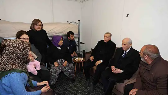 Cumhurbaşkanı Büyükşehir'in depremzedelere sunduğu çalışmaları inceledi