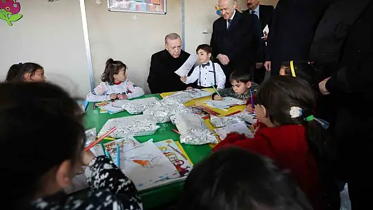 Cumhurbaşkanı Büyükşehir'in depremzedelere sunduğu çalışmaları inceledi