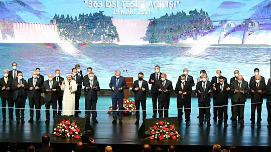 Cumhurbaşkanı Erdoğan: 'Su stresi çeken bir ülkeyiz'