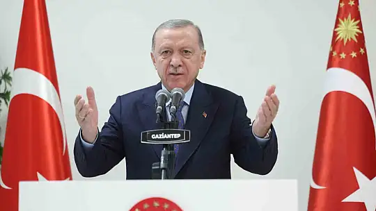Cumhurbaşkanı Erdoğan, İslahiye'de yapımı tamamlanan kalıcı konutların dağıtım törenine telekonferansla katıldı