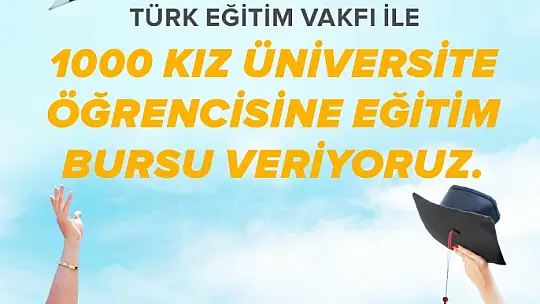 Cumhuriyet'in 100'üncü yılında Pegasus'tan 1000 kız öğrenciye TEV bursu