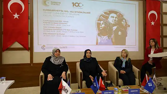 Cumhuriyetin 100. yılında girişimci kadınlar HKÜ'de başarı hikayelerini anlattı