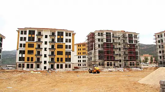 Deprem konutları yüzde 90 tamamlandı