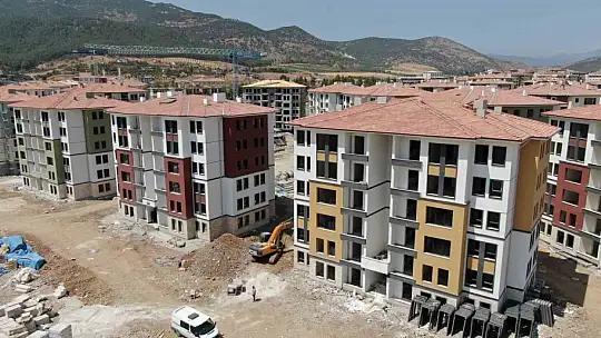 Deprem konutlarında sona doğru