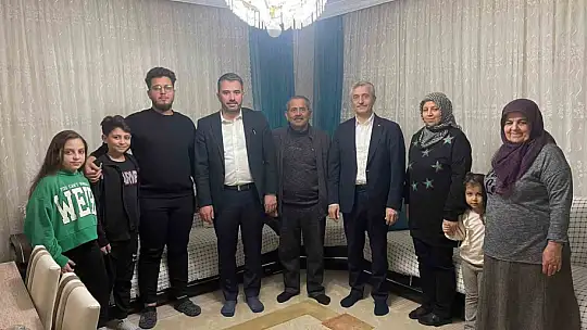 Depremden sonra yüzlerce kilometre uzağa taşınan ailelere sürpriz ziyaret