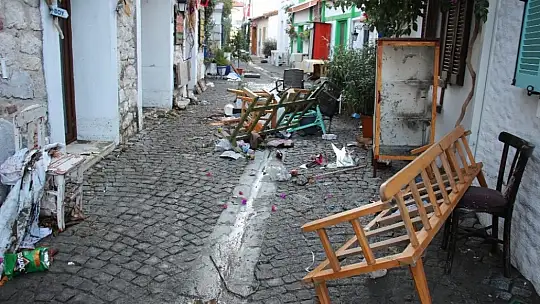Depremin ana üstü havadan görüntülendi