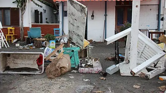 Depremin ana üstü havadan görüntülendi