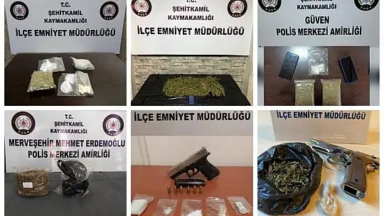 Dev narkotik operasyonunda 20 şüpheli tutuklandı