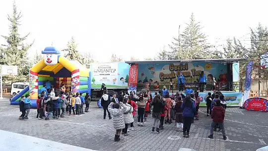 Dezavantajlı çocuklar için mobil eğlence