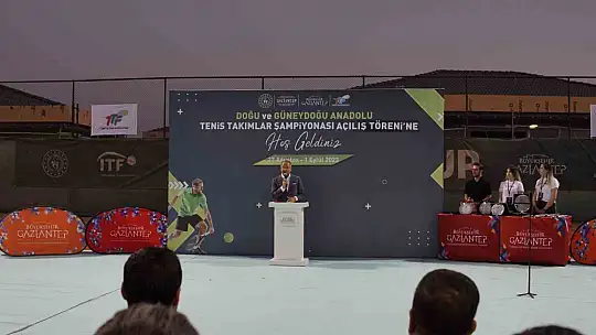 Doğu ve Güneydoğu Anadolu Tenis Takım Şampiyonası Gaziantep'te başladı