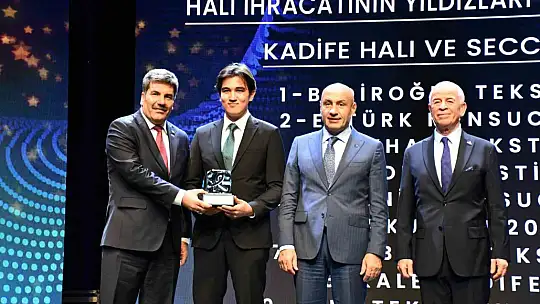 Dünya halı üretiminin merkezi Türkiye, dünya halı modasında da belirleyici