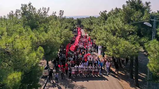 Dünya Yürüyüş Günü'nde, doğada yürüdüler