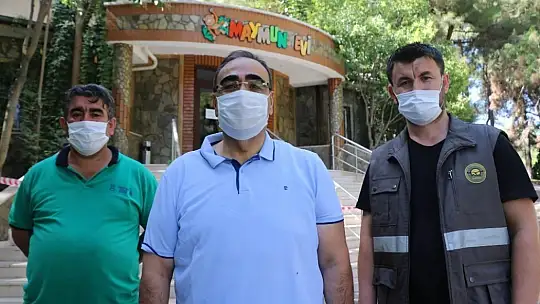 Durdurulan araçtan Makak maymunu çıktı
