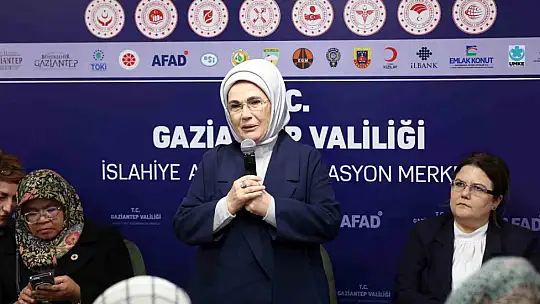 Emine Erdoğan, BM Habitat İcra Direktörü Sharif ile deprem bölgesine gitti